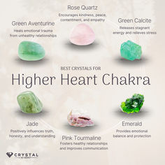 How To Balance Heart Chakra, Heart Chakra Crystals, Chakras Blocked, Crystals For Heart Chakra, Crystal Healing Chart, Chakra Work, Chakra Activation, Heart Chakra Healing