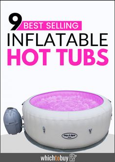 an inflatable hot tub with the words best selling inflatable hot tubs