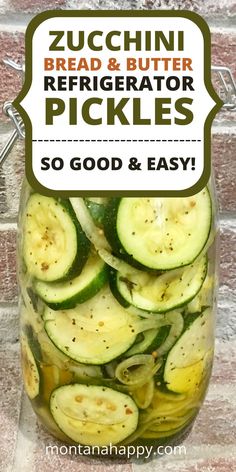 Refrigerator quick pickled zucchini Pickled Zucchini, Pickles Recipes, Butter Zucchini, Refrigerator Pickle Recipes, Easy Pickling Recipes, Pickled Vegetables Recipe, Quick Pickles, Pickle Recipes Homemade