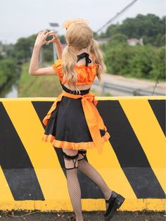 Material: Polyester Color: Orange black, Orange purple Size: S, M, L, XL, 2XL, 3XL, 4XL, 5XL Unit: CM Bust Length Waist S 84 58 72 M 89 60 77 L 94 62 82 XL 99 64 91 2XL 105 66 96 3XL 110 68 102 4XL 115 70 108 5XL 120 72 114 * 1cm ≈ 0.3937 inchNote: There may be 2-3cm error due to manual measurement. If you need size he Halloween Witch Dress, Vampire Games, Witch Dress, Purple Halloween, Halloween Bat, Dress Drawing, Creative Halloween Costumes, Maid Dress, Halloween Bats