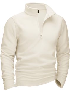 Impress with your wardrobe with these Quarter-Zip Pullover Tops Mens, designed for men who value both comfort and style. Crafted from soft fleece polyester, these sweatshirts are perfect for layering or wearing on their own. Available in 16 vibrant colors, you can easily find the perfect shade to match any outfit, making them a versatile addition to your collection. With sizes ranging from M to 3XL, these pullover tops cater to all body types, ensuring a comfortable fit for everyone. The quarter Fleece Half-zip Top With Fleece Lining, Half-zip Fleece Top With Fleece Lining, Solid Half-zip Fleece Sweatshirt, Outfit Making, Azure Blue, Mens Fleece, Quarter Zip Pullover, Blue Water, Light Purple