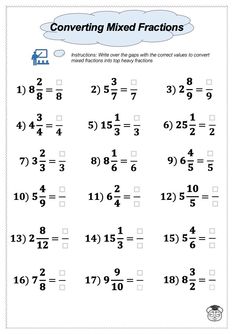 the printable worksheet for adding mixed fractions to two digit numbers is shown