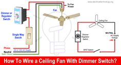 how to wire a ceiling fan with dimmer switch and light wiring diagram for house