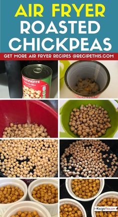 how to make air fryer roasted chickpeas in the microwave and on the stove