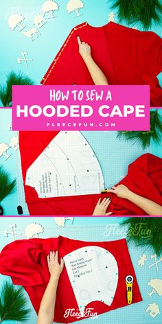 how to sew a hooded cape