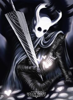 an image of a person with a knife in their hand and a skull on his head