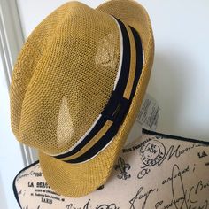 Women’s Brown Fedora. Casual Gold Hats For Summer, Casual Gold Summer Hats, Casual Gold Hat For Vacation, Casual Tan Hat For Spring, Casual Gold Hat For Spring, La Angels Baseball, Love Your Melon Beanie, Brown Fedora, Brixton Hat