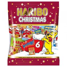 a bag of harbo christmas candy