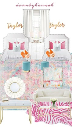 Loveshackfancy Party, Sorority Dorm Room, Room Preppy, Preppy Dorm Room, Dorm Inspo, Blue And Orange, Sorority, Traditional Style, Dorm Room