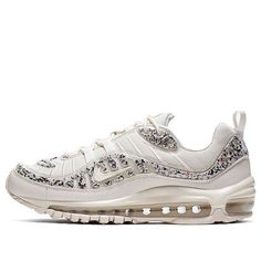 (WMNS) Nike Air Max 98 LX 'Recycled Material White Beige' AV4417-002 (SNKR/Women's) Nike Free Outfit, Gucci Shoes Sneakers, Nike Air Max 98, Sneakers Nike Air Max, Air Max 98, Baskets Nike, Shoes Sneakers Nike, Cream Shoes, Air Max Women