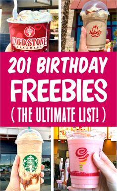 the ultimate list of birthday freebies from starbucks coffee to ice cream, and more