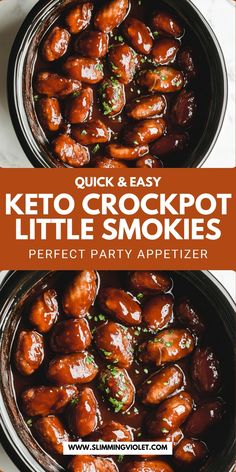 keto crockpot little smokies perfect party appetizer