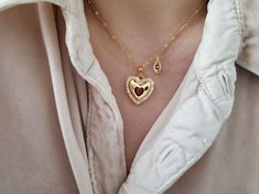 Dainty Ruby Heart necklace for women, custom delicate Gold Heart Necklaces, Love Necklace, Everyday Necklace, Friendship, Bridesmaid Gift❤ If you want to add additional pendant, please check out this together.https://www.etsy.com/listing/871113780/additional-pendant?ga_search_query=additional&ref=shop_items_search_1&frs=1❤ 17.75" long chain But if you want shorter or longer chain, Just leave a note about this when you check out.     I will make that size.………………………………….❤ T H E ∙ O R A C L Clavicle Chain Charm Necklaces For Wedding And Valentine's Day, Heart Pendant Charm Necklace With Clavicle Chain For Wedding, Heart Pendant Clavicle Chain Charm Necklace For Wedding, Wedding Charm Necklace With Heart Pendant And Adjustable Chain, Wedding Necklace With Delicate Chain For Valentine's Day, Valentine's Day Wedding Necklace With Delicate Chain, Delicate Chain Charm Necklace With Heart Cut For Wedding, Heart Pendant Charm Necklaces For Wedding On Valentine's Day, Heart Pendant Charm Necklace For Valentine's Day Wedding