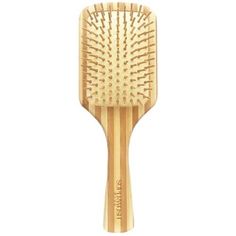 Bamboo Wood Hair Brush Large Paddle for Women, Natural Bamboo Wooden Bristles Scalp Massager, Flat Detangling Hairbrush Fit All Types Hair Unique Design and Eco-friendly – This gorgeous hair brush is 100% made of natural bamboo, even the pins are 100% bamboo. Not only is it a more sustainable brush for the environmental protection by being plastic free, but also a better option for a natural and comfortable using experience while it functions exactly like conventional hair brushes. Prefect for all the hair types - dry, straight, coarse, thick, wavy and curly hair, you will can't help grab the brush and brush your hair. Healthier and shinier – Measures 9.65''(L)x3.35''(W)x1.3''(D), the ergonomic handle has well rounded edges that give you a very comfortable grip, it can stay in the hand fir Brush For Hair Growth, Bamboo Hairbrush, Brush For Hair, Bamboo Hair Brush, Wavy And Curly Hair, Bristle Hair Brush, Thick Long Hair, Bamboo Brush, Wooden Brush