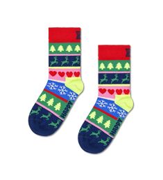 Just like a cozy (some people say ugly) Christmas sweater with reindeers, hearts and snowflakes, but better! Available in matching print for adults. 
  
  
The Kids Christmas Stripe Sock is a festive treat for little feet. Featuring a vibrant, multi-colored stripe pattern with playful reindeer, hearts, and snowflakes, these fun socks are sure to bring holiday cheer. With a matching print available for adults, the whole family can get in on the fun. At Happy Socks, we believe in color, creativity Beer Socks, Travel Socks, Knitting Blocking, Flower Socks, Sweater Socks, Socks Christmas, Non Slip Socks, Fun Socks, Holiday Events