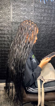 Best Braid Styles, Boho Knotless, Cute Braided Hairstyles, Braids Hairstyles Pictures, Protective Hairstyles Braids, Pretty Braided Hairstyles, Braids With Curls, Human Braiding Hair