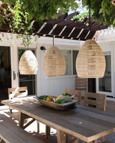 (ad) Outdoor Lighting | external LED Lights Ideas Terraza, Backyard Dining, Outdoor Living Space Design, Farmhouse Patio, Patio Pergola, Pergola Patio, Outdoor Decorations, Patio Lighting, Small Patio