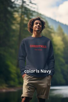 A cozy unisex sweatshirt with varsity-style "Christmas '24 Vibe" lettering, giving off a festive vibe. Perfect for the colder months, this medium-heavy sweatshirt is made of a 50% cotton and 50% polyester blend, offering comfort and durability. The classic fit and crew neckline provide a clean-cut style, while the tear-away label ensures itch-free wear. Ideal for those looking for a festive and comfy holiday sweatshirt. Product features - Made with 50% cotton and 50% polyester blend for coziness - Classic fit with crew neckline for comfort - Double-needle stitching for durability - Ethically grown US cotton used in production - Perfect for festive occasions like Christmas 2024 Care instructions - Machine wash: cold (max 30C or 90F) - Non-chlorine: bleach as needed - Tumble dry: low heat - Xmas Gift Idea, Winter Apparel, Varsity Style, Holiday Sweatshirt, Holiday Sweater, Christmas 2024, Clean Cut, Xmas Gifts, Cut And Style