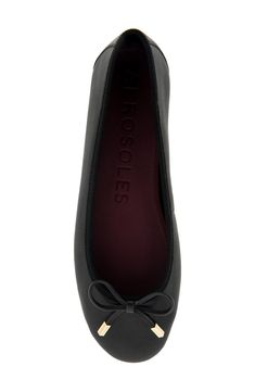 Crafted with Core Comfort technology, this sleek and sophisticated flat features a flexible sole and cushioned footbed. Leather or synthetic upper/synthetic lining and sole Imported Ballet Flat, Ballet Flats, Nordstrom Rack, Black Leather, Ballet, Size 7, Nordstrom, Sleek, Technology