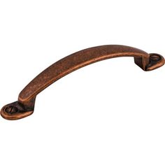 an old style pull handle on a white background