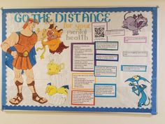 Self Care Ra Board, Mental Health Ra Bulletin Board, Mental Health Bulletin Board Ideas, Disney Bulletin Boards, Health Bulletin Boards, Bulletin Ideas