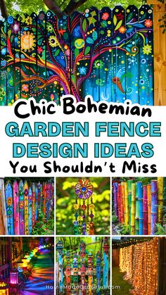 colorful garden fence design ideas you should't miss cover art for your garden or yard