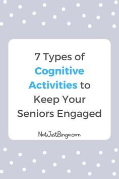 Cognitive Activities for Seniors in Assisted Living Facilities Senior Center Activities, Senior Living Facilities