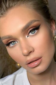 Extreme Make-up, Ball Makeup, Gold Makeup Looks, Soft Glam Makeup, Braut Make-up, Makijaż Smokey Eye, Gold Makeup