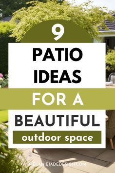 patio ideas for a beautiful outdoor space