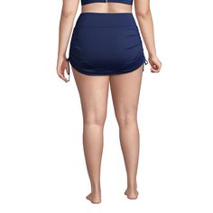 When it comes to swimwear finding something that looks great and feels amazing can seem like an impossible task. But Lands' End is here to help! We believe every body is a beach body. And with a pair of these fun and flirty womens swim skirt bottoms you can't go wrong. Made from LYCRA Xtra Life spandex they're incredibly durable and last up ten times long than swimsuits made with regular spandex. And they resist damage from chlorine sun and sweat so you don't have to worry every time you jump in Skirted Bottoms With Built-in Shorts For Beach Season, Beach Season Skirted Bottoms With Built-in Shorts, High Waist Nylon Swim Skirt, Skirted Bottoms For Swimming Beachwear, Skirted Bottoms For Beach Season Pool, Blue Short Length Skort For Swimming, Casual Swim Skirt With Tie-side Bottom, Swim Skirt, Swim Bottoms