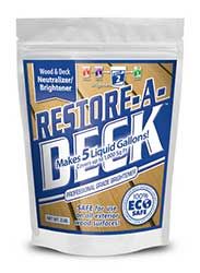 restorea deck stain removeer for wood and decking, 5 - pound bag