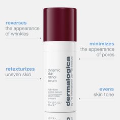 Granactive Retinoid, Dermalogica Skin Care, Beta Glucan, Shea Butter Body Shop, Wrinkle Serum, Retinol Serum, Skin Toner, Skin Serum, Youthful Skin