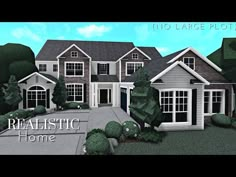 Bloxburg: Realistic Home (part-1)| House Build| Roblox| NO LARGE PLOT - YouTube Realistic Bloxburg House, Blocksburg House Ideas, Bloxburg House Exterior, Bloxburg House Plans, Blocksburg House, Modern Farmhouse Layout, Bloxburg Realistic, Bloxburg Designs, Bloxburg House Layout