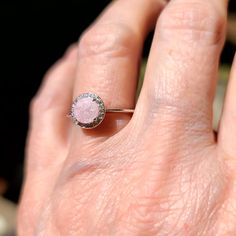 This Is A Super Cute New Sz 6 Ring Of Solid 925 Sterling Silver. The Center Stone Is A 1.7k Pink Topaz Surrounded By More White Topaz Accent Stones. It's Dainty But Has Lots Of Sparkle And Pizzazz! Please Ask Me Questions And Make Me An Offer! I Can't Say Yes If You Don't Ask! Pink Topaz, Say Yes, White Topaz, Womens Jewelry Rings, Sterling Ring, Solid 925 Sterling Silver, Pink White, Topaz, 925 Sterling Silver