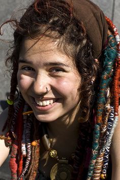 This was what I've always wanted to look like growing up... I still love the look! Natural Dreads, Goth Music, Little Forest, Sanatana Dharma, Nature Fashion, Silent Film Stars, Hippie Hair, I'm Crazy, Body Modification