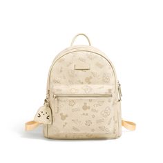 Cute Outing Vacation Backpacks Beige Travel Bags For Back To School, Beige School Backpack With Removable Pouch, Beige Backpack For Students, Beige Bags For Back To School, Beige Backpack For Travel, Beige Backpack With Adjustable Straps For Back To School, Beige Leather Backpack For Back To School, Beige Satchel Backpack For Students, Large Capacity Beige Standard Backpack