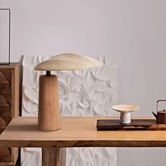 Japandi Table Lamp Japandi Table, Wabi Sabi Table, Light Wood Desk, Wood Desk Lamp, Bedside Desk, Living Room Light Fixtures, Simple Lamp, Dining Room Pendant, Pendant Lighting Dining Room