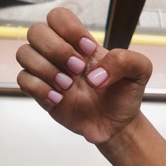 Biab Nails, Ombre Acrylic, Pink Gel Nails, Short Gel Nails, Short Square Acrylic Nails