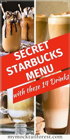 Craving a Fall Starbucks Drink without the Pumpkin Spice this Thanksgiving? These Secret Menu Drinks are Easy to Make at home! They're Non-Alcoholic and Delicious. Find the homemade mocktail recipe drinks today and even try our Thanksgiving appetizers at mymocktailforest.com Toasted White Chocolate Mocha, Iced Matcha Green Tea, Caramel Brulee Latte, Starbucks Flavors, Fall Starbucks, Caramel Apple Spice, Strawberry Acai Refresher, Small Bites Appetizers, Cinnamon Dolce Latte