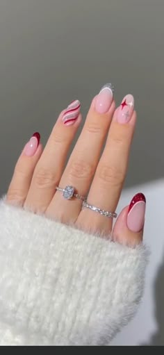 Nail Art Paillette, Nagel Tips, Winter Nail Designs, New Year's Nails