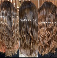 Baby Balayage Brunettes, Neutral Caramel Balayage, Honey Vs Caramel Highlights, Low Lights Brown Hair, Baby Lights Caramelo, Caramel Babylights, Hair Color Names, Best Hair Color Ideas, The Best Hair Color