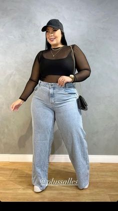 Inverted Triangle Plus Size Outfits, Fashion Trends 2025 Spring Summer Women, Concert Outfits Plus Size, Plus Size Vacation Outfits, Casual Comfy Outfit, Outfits Gorditas, Outfits Con Jeans, Outfits Curvy, Plus Size Fall Outfit