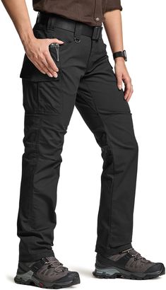 PRICES MAY VARY. CQR Flex Stretch Pants Series for outdoor activities and tactical training. [Materials] Mix of Polyester & Cotton fabric for superior mobility and comfort. [Flexy Fabric] Flexy stretch fabric is an excellent stretch and resists liquids, dirt, dust, etc. [Multi-purpose Pockets] Multi-pockets for various tools and equipment. *** Belt is NOT included *** It is suitable for hiking, climbing, cycling, motorcycling, tactical training, and other outdoor sports and activities. 
CQR Flex 5.11 Tactical Pants, Tactical Leggings, Hiking Cargo Pants, Cargo Pants With Pockets, Tactical Training, Women's Uniforms, Safety Clothing, Tactical Belt, Tactical Clothing