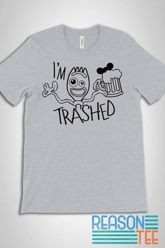 Hey, I found this really awesome Etsy listing at https://www.etsy.com/listing/722778102/im-trashed-forky-shirt-disney-drink Adult Disney Shirts, Cute Disney Shirts, Disney Character Shirts, Shirts Cricut, Funny Disney Shirts, Custom Disney Shirts, Disney Drinks, Toy Story Shirt, Disney Trip Shirts