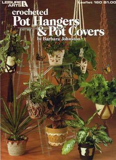 a magazine cover with pot hangers and pot covers on it's front page