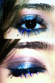 #eyeshadowlooks #eyeshadowlooks #eyes #makeup #makeupgoals #eyemakeuptutorial #aesthetic #aesthetictumblr #makeupoftheday #makeuplover Purple Makeup, Alternative Makeup, Smink Inspiration, Edgy Makeup, Crazy Makeup