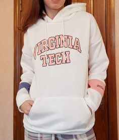 Virginia Tech Oversized Hoodies OUT0765 Sporty Long Sleeve Windproof Hoodie, Virginia Tech Wallpaper, Virginia Tech Aesthetic, Virginia Tech Svg, Virginia Tech Sweatshirt, Oversized Hoodies, Virginia Tech, Oversize Hoodie, Virginia