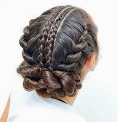 Ballet Updo, Rope Twist Braids, Braided Updos, Rope Twist, Peinados Fáciles Para Cabello Corto, Flat Twist, Scene Hair, Twist Braids