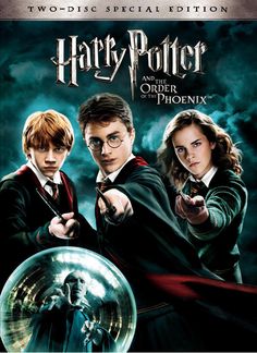 harry potter and the order of the phoenixix dvd, with an image of two young boys