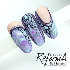 Nails Marmur, Learn Nail Art, Galaxy Abstract, Line Nail Art, Abstract Nails, Sassy Nails, Abstract Nail Art